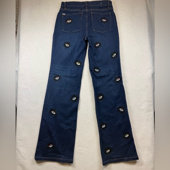 NWOT Alice + Olivia ROXIE EMBELLISHED JEAN - Picture 10 of 12